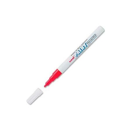 Sanford Sanford Uni Paint Marker, Oil-Based, Fine, Red Ink 63702